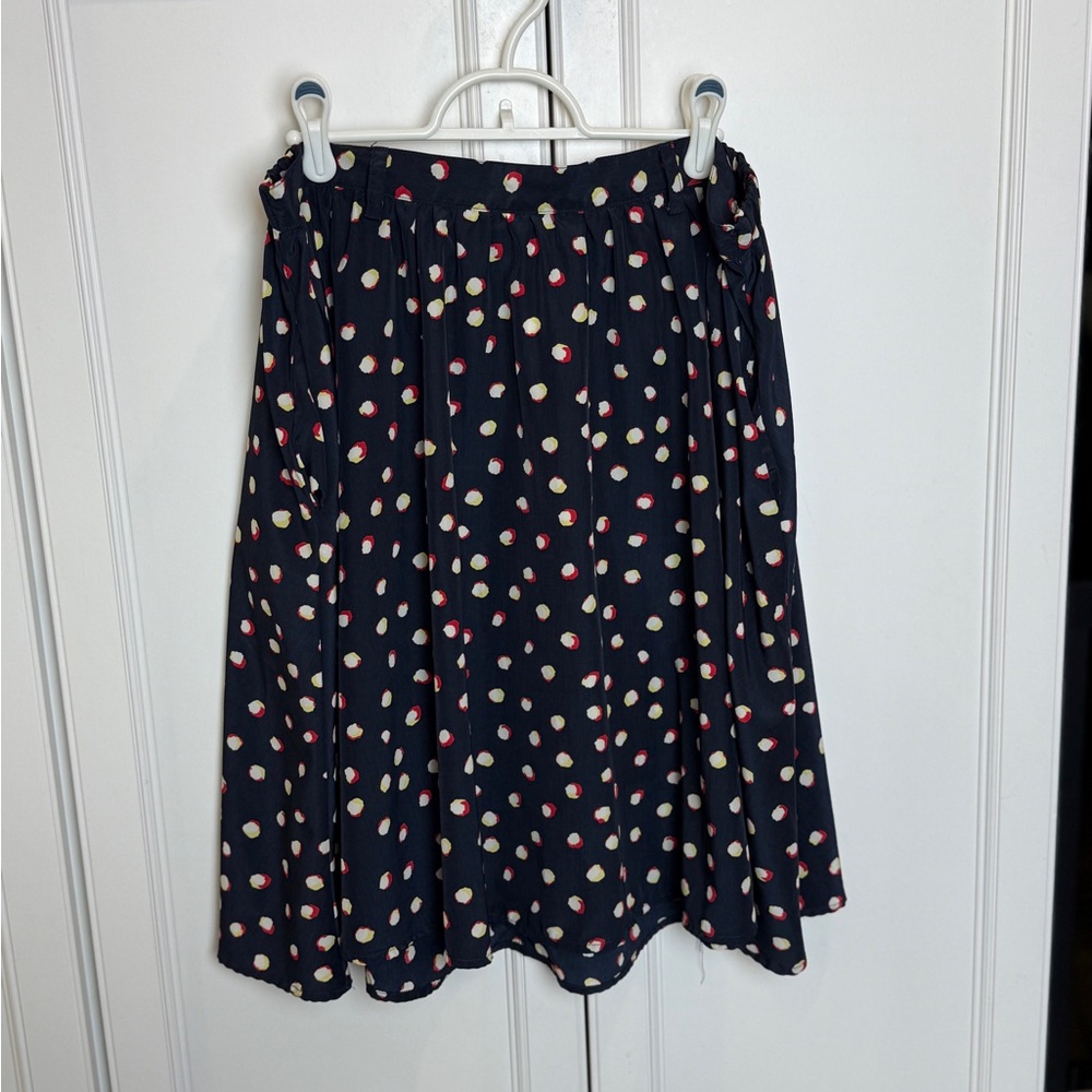 Xhilaration Blue A-Line Knee-Length Skirt Casual